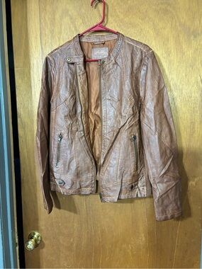Lebby Faux Leather Jacket Size XL women’s
